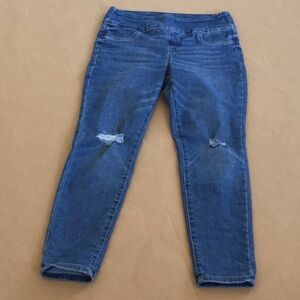 Sonoma HR Pull-on Jeggings - Blue Distressed - Size 12R